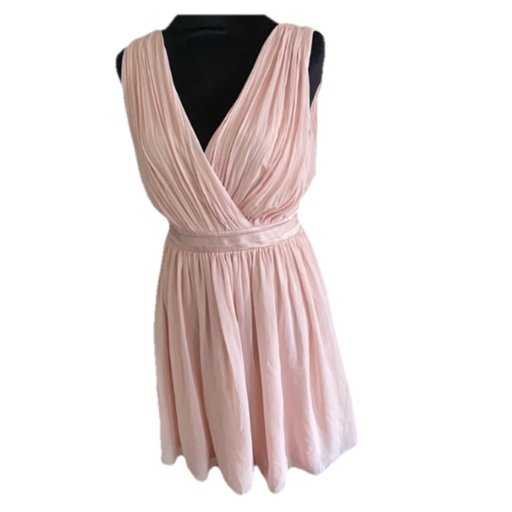Aeropostale Pink Pleated Wrap party formal Dress